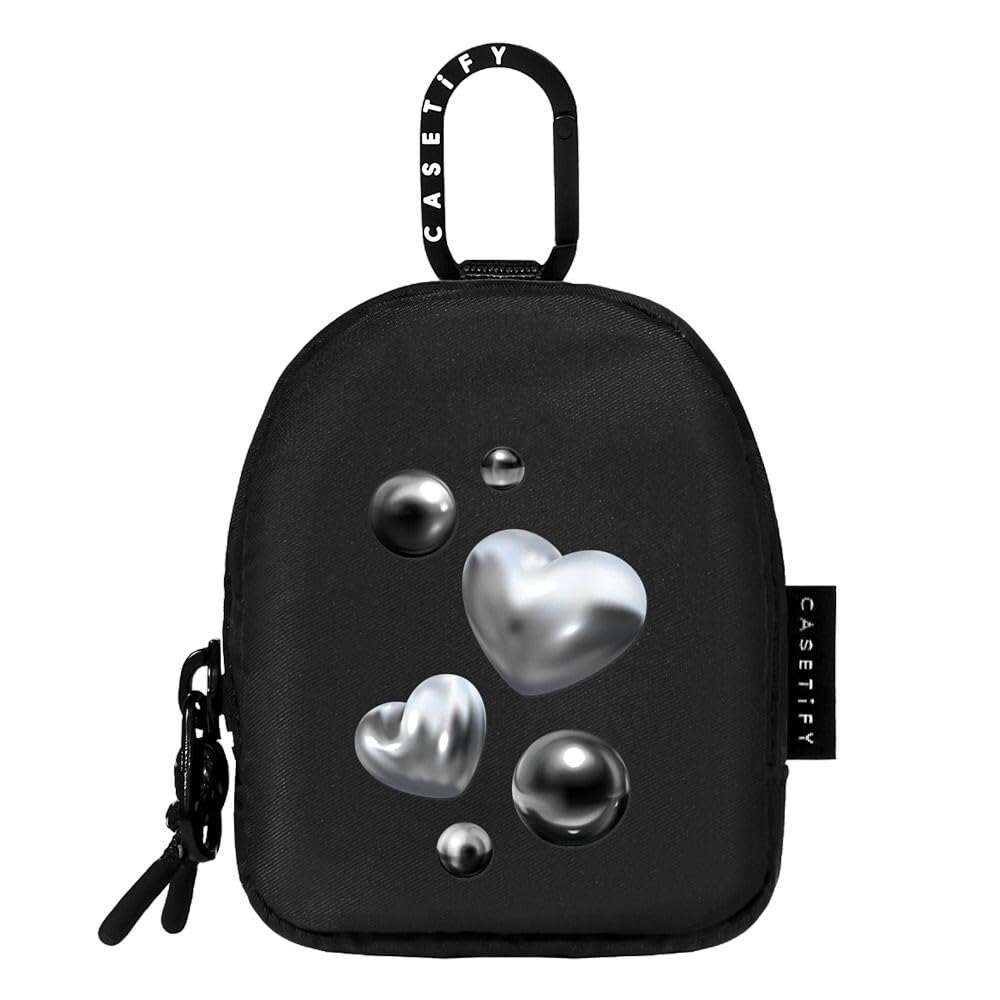 Amazon.com: CASETiFY Earbuds Pouch - Chrome Hearts - Black